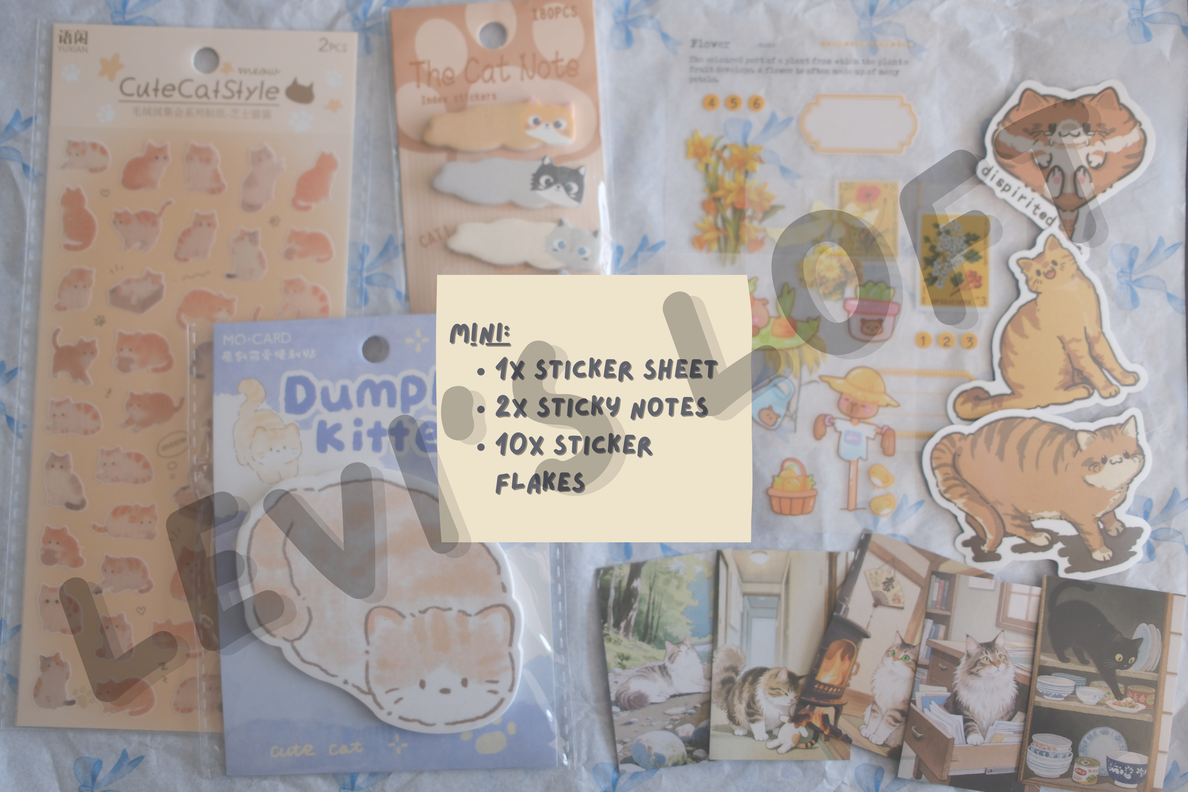 Cat Themed Stationery Mystery Box