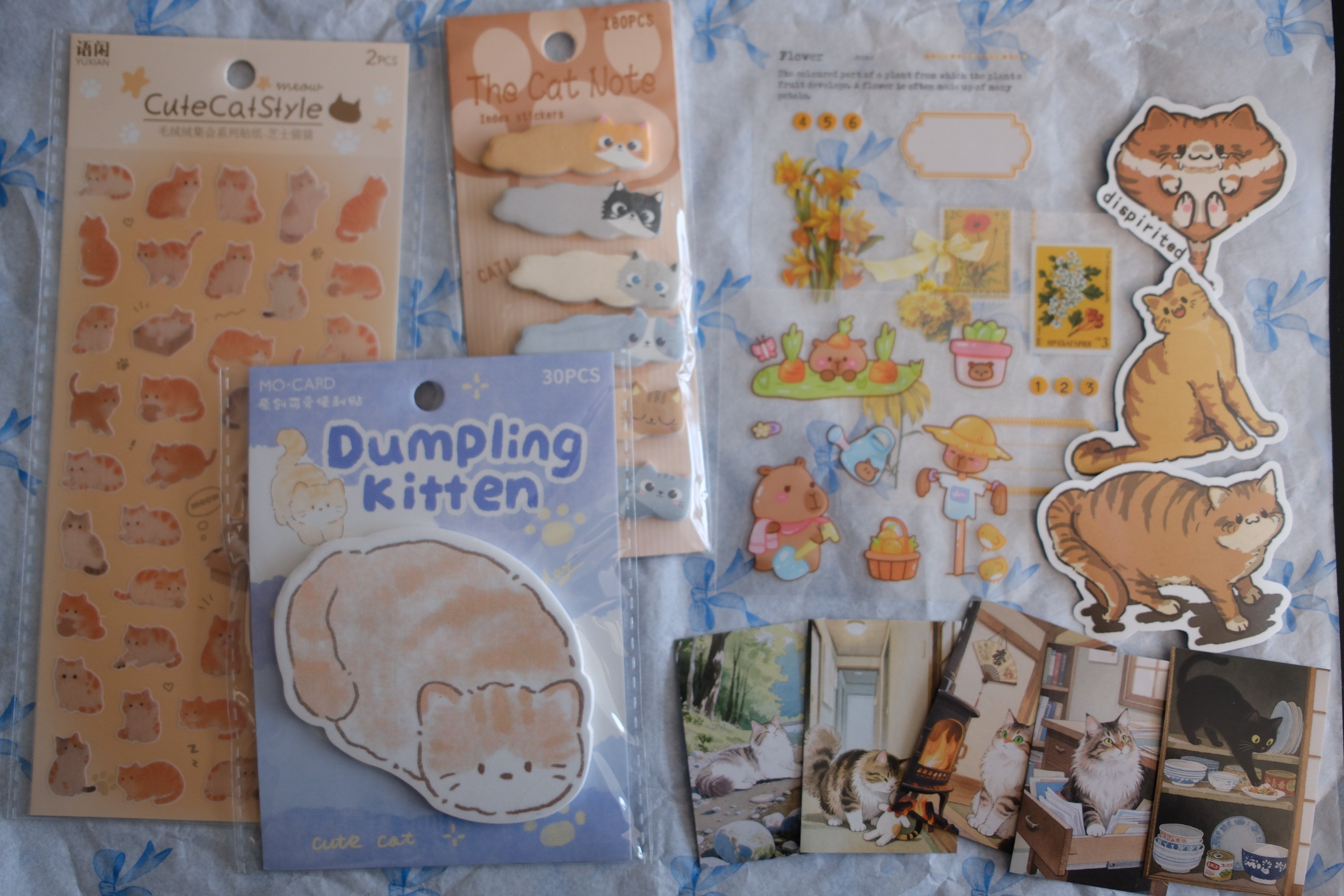 Cat Themed Stationery Mystery Box